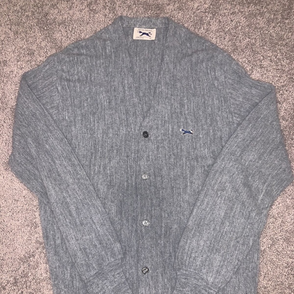 Vintage The Fox Sweater Cardigan